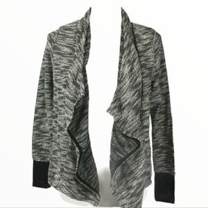 EUC JANET CHUNG WATERFALL OPEN FRONT CARDIGAN/SHRUG SZ. S